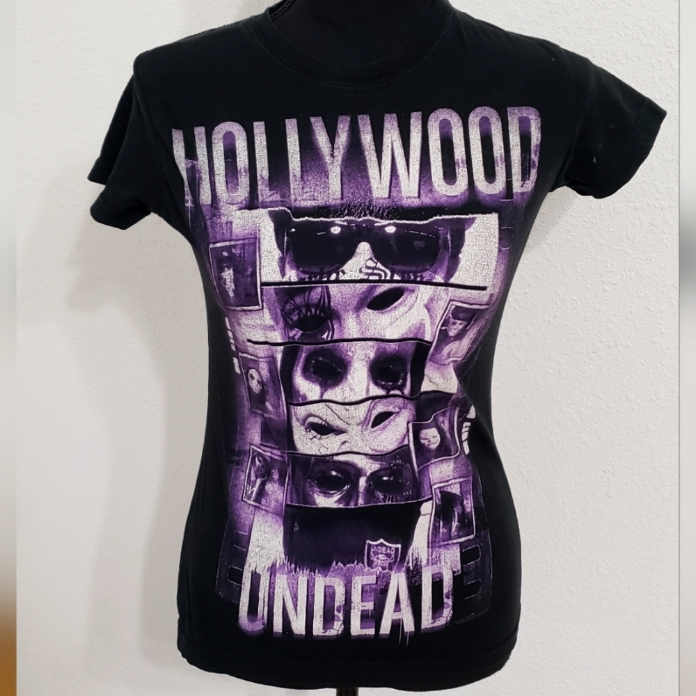 Womens Y2K Hollywood Undead Graphic T Shirt